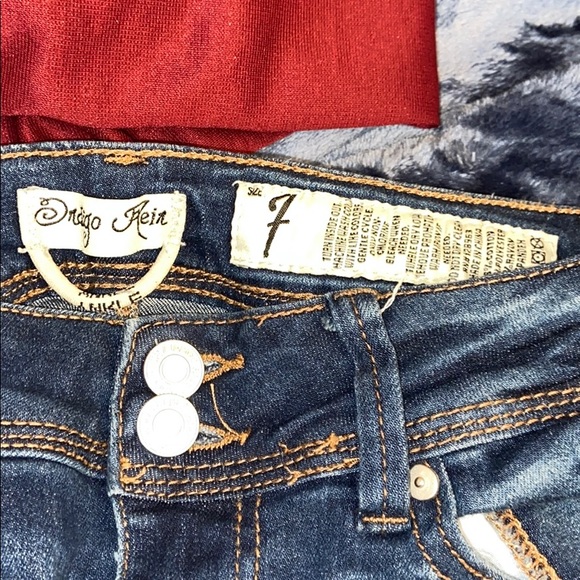 Distressed Medium Dark wash Skinny jeans - Picture 4 of 4